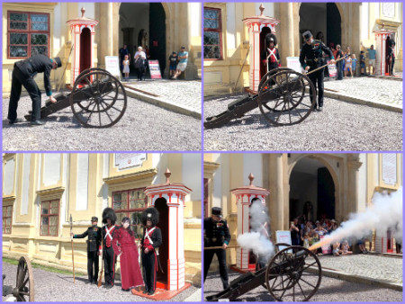 051 Visit to "Kroměříž" and the midday cannon show